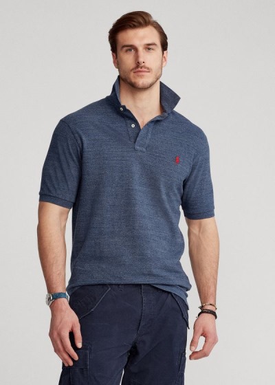 Men's Polo Ralph Lauren Classic Fit Mesh Polo Shirts | 386014CAB